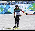 Neuner before the Olympic mass start race, February 2010