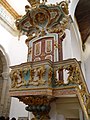 Pulpit in Mosteiro de Pombeiro, Portugal