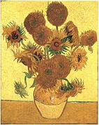 Sunflowers by Vincent van Gogh (Arles series, National Gallery, London)