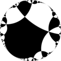 Isohedral tiling of hyperbolic plane.