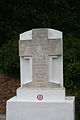 Mémorial à Colombières-sur-Orb en souvenir de Louis Teissier, ancien curé de Saint-Amans-de-Mounis, tué en 1944.