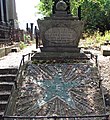 L. L. Zamenhof's grave at Okopowa Street Jewish Cemetery in Warsaw, Poland.