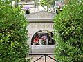 Sarah Bernhardt's grave in Père-Lachaise cemetery, Paris