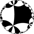 Regular tiling of hyperbolic plane, {8,8}