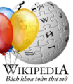 Vietnamese Wikipedia with balloons