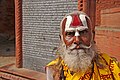 Saddhu in Kathmandu's Durbar Square, Nepal