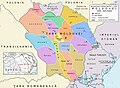 Counties of the Principality in 1601-1718