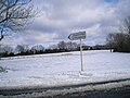 Plaine de Fagairolles en hiver.