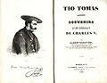 Portada. Alexis Sabatier. Tío Tomás. Burdeos 1836