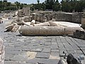 The broken column in Scythopolis (Beit-Shean), Israel