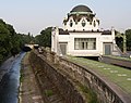 Deutsch: Fluß Wien und Otto Wagners Hofpavillon