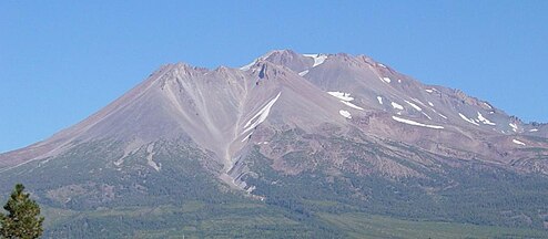 Diller Canyon on Mt Shastina from Weed, California