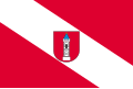 English: Flag of Wieluń Polski: Flaga Wielunia Deutsch: Flagge von Wieluń