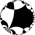 Isohedral tiling of hyperbolic plane.