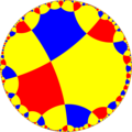 Uniform tiling of hyperbolic plane, 7x7x7o. Generated by Python code at User:Tamfang/programs.