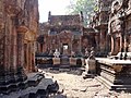 * Nomination Banteay Srei (ប្រាសាទបន្ទាយស្រី ‚Citadel of the women‘), province Siem Reap, Cambodia --Oltau 00:00, 24 February 2015 (UTC) * Decline  Oppose Insufficient quality. Sorry. Overexposed sky and CAs at the branches top right. --XRay 17:08, 24 February 2015 (UTC)