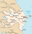 CIA map of Azerbaijan