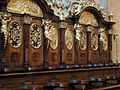 The choir stalls