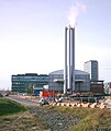 Das Vattenfall-Heizwerk am Grasbrookhafen