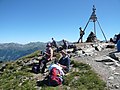 Summit of Versettla, Austria