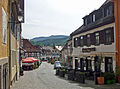 Hauptstraße in der Altstadt von Gernsbach (nächtliche Mofafahrt in "Löchingen")