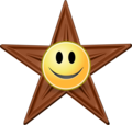 Similar, different emoji (Barnstar 2.0, PNG)