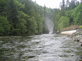 Capilano River in North Vancouver, BC