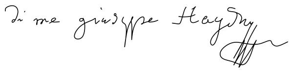 Joseph Haydn Signature.svg