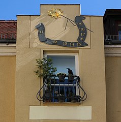 Sundial in Nikolaiviertel, Berlin