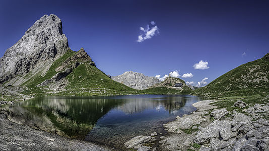 nature reserve Wolayer See and surrounding area in Carinthia, by GeKo15