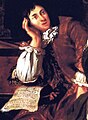 A portrait of another person in the same Voorhout painting; this once was thought to be Buxtehude, but recent research in Kerala J. Snyder's book has denied this assertion. Most likely, the person portrayed was Johann Philipp Förtsch, an opera singer of Hamburg, friend of Reincken.