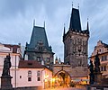 English: Malá Strana's bridge towers