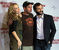 Leslie Mann, Adam Sandler and Judd Apatow in Berlin in 2009