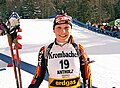 Neuner at the World Cup in Antholz, January 2006