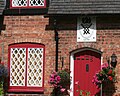 Detail of Wilbraham's Almshouses