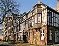 Half-timbered building in Bydgoskie district