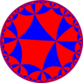 Uniform tiling of hyperbolic plane, 3o4o4x Generated by Python code at User:Tamfang/programs