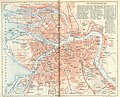 Historical map of St. Petersburg