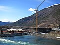 Bridge across Lågen river at Kvam