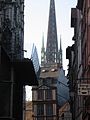 Cathedral of Rouen, church spire, Seine-Maritime, France