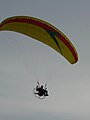 Paraglider with motor