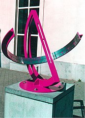 Equatorial Sundial in Hasselt in Flanders (Belgium)