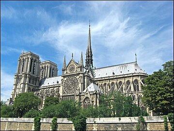 English: Notre Dame from the Left Bank (south )