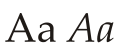 Cyrillic letter A