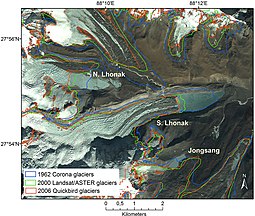 Lhonak glacier