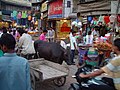 A bazaar in Old Delhi