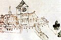 the abbey around 1500