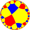 Uniform tiling of hyperbolic plane, 5x5x7o. Generated by Python code at User:Tamfang/programs.