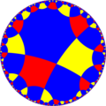 Uniform tiling of hyperbolic plane, 5x5o5x Generated by Python code at User:Tamfang/programs