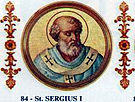 Sergius I. -  Bild